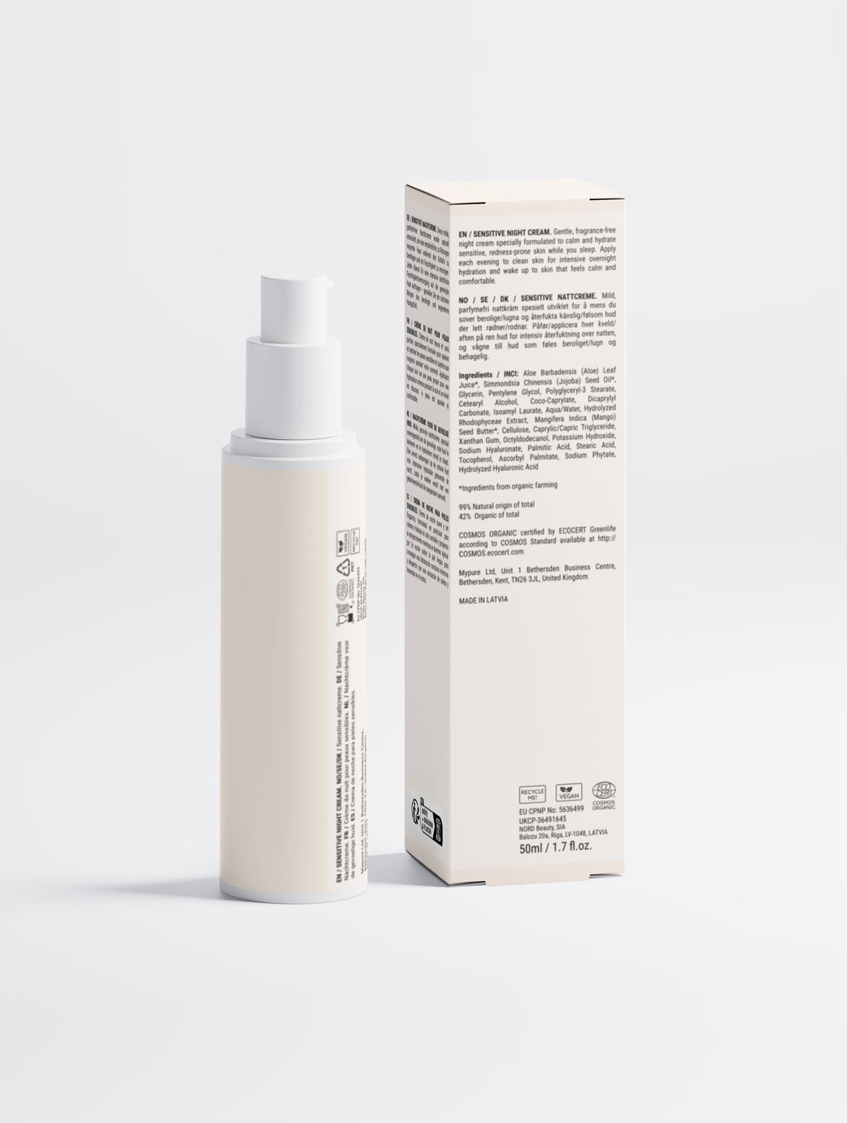 The Quiet : Sensitive Overnight Cream, view 3