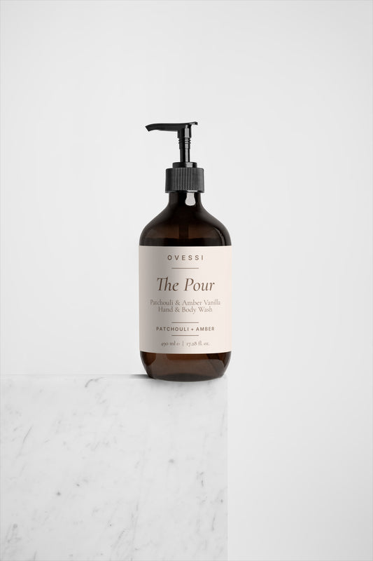 The Pour : Patchouli & Amber Vanilla Hand & Body Wash, view 2
