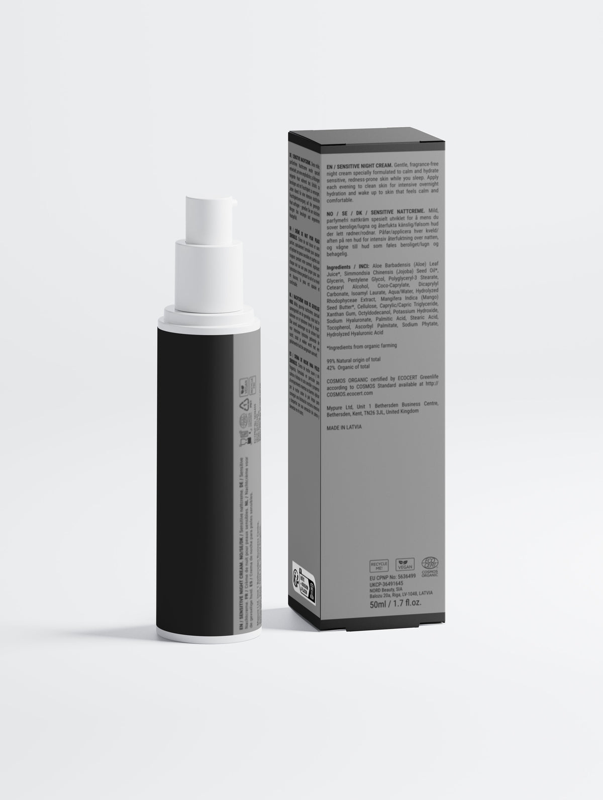 The Quiet : Sensitive Overnight Cream