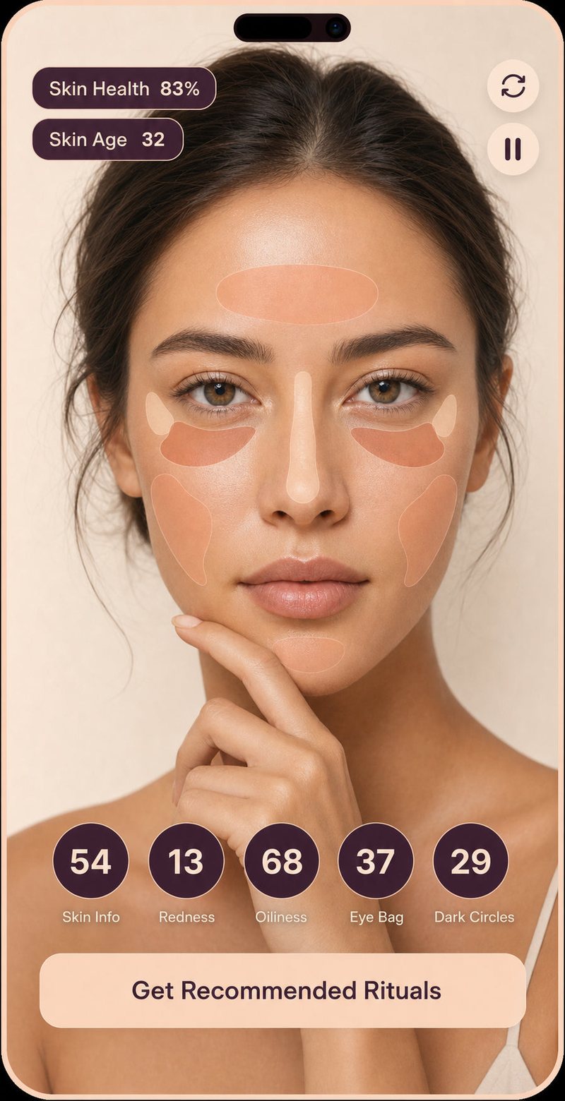 Open OVESSI Skin Reading to read your skin